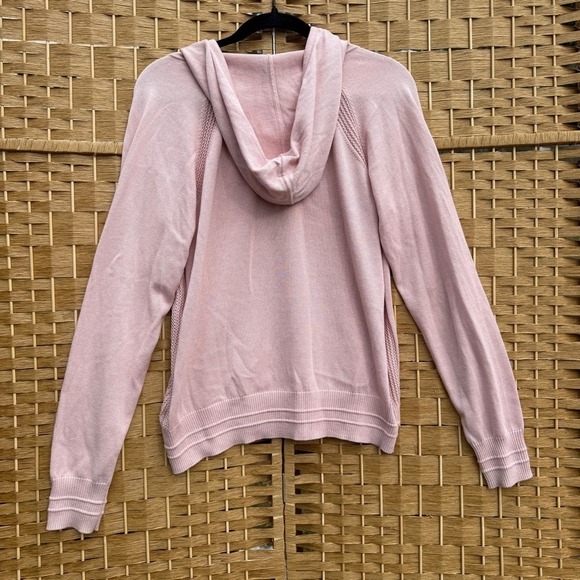 Athleta Evergreen Pullover Hoodie Sweater Pink Women's Small (Petite) - Picture 8 of 8